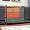 Homeroots 32" Gray Steel and Fabric Seven Drawer Dresser 484687 - alternate 2