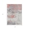 Homeroots 5' X 8' Coral And Gray Abstract Washable Indoor Outdoor Area Rug 617717 - alternate 6