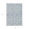 Homeroots 8' X 10' Denim Blue And Ivory Damask Washable Indoor Outdoor Area Rug 595136 - alternate 7