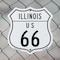 Signmission Illinois Route Marker Shield Sign Us 66, 6 inch X 6 inch, Plastic Sign, 2PK SHI-P-2PACK-6-382 - alternate 4