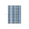 Homeroots 8' X 10' Denim Blue Sky Blue And Beige Plaid Washable Indoor Outdoor Area Rug 613966 - alternate 4