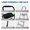 Wrightmaster 3.4 ft. Metal Lightweight Step Ladder, 8 ft. Reach with Wide Anti-Slip Pedal, 330 lb. Capacity ZoroP468422 - alternate 3