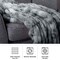 Lavish Home Oversized Ruched Faux Fur Blanket Plush Polyester Faux Fur Queen-Size Throw for Sofas & Beds HT-THROW1-SLV - alternate 6
