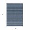 Homeroots 8' X 10' Navy Blue And Mint Green Striped Washable Indoor Outdoor Area Rug 610549 - alternate 5