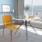 Leisuremod Murray Modern Dining Chair, Transparent Orange MC20TOR - alternate 2