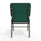 Flash Furniture Fabric Church Chair w/Book Rack, Green XU-CH-60096-GN-BAS-GG - alternate 6