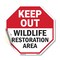 Signmission Keep Out Wildlife Restoration Area, 18 Inch X 18 Inch, Vinyl Decal OC-D-18-344 - alternate 1