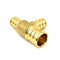 Thrifco Plumbing 3/4" x 1/2" x 1/2" Brass Reducing Tee Lead Free F1807 - (PEX B) 7910233 - alternate 2