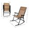 Lavish Home Folding Outdoor Rocking Chair Zero Gravity Chair Adjustable Pillow Ergonomic Foldable Lounger 80-OUTD-RC-2 - alternate 6