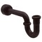 Westbrass 1-1/4" x 1-1/4" P-Trap W/ High Box Flange in Oil Rubbed Bronze D401-1-12 - alternate 6