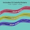 Its Academic Flexi Rulers, 12 Inches and 30 Cms, Flexible Plastic in 4 Bright Colors, 12 Pack 1137 - alternate 4