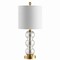 Jonathan Y February 21" Glass/Metal LED Table Lamp, Mercury Glass/Brass Gold JYL1021C - alternate 5
