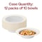 Smarty Had A Party 12 oz. White with Gold Edge Rim Plastic Soup Bowls (120 Bowls), 120PK 111G-CASE - alternate 7
