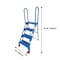 5Seconds Brand 4 Step High quality steel, Lock-N-Stock Folding Ladder, 350 lbs, Blue 555114 - alternate 5