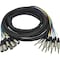 Monoprice Monoprice 6 Meter (20ft) 8-Channel 1/4inch TRS Male to XLR Male Snake Cable 601298 - alternate 1