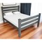 Homeroots Gray Solid Wood Queen Bed Frame 548164 - alternate 1