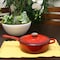 Crock-Pot Crock Pot Artisan 3.5 Quart Enameled Cast Iron Deep Saute Pan With Self Basting Lid in Scarlet Red 112011.02 - alternate 3