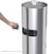 Hls Commercial 9 Gallon Trash Can with Sanitizer Gym Wipe Dispenser HLSC09WSR - alternate 7