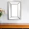 Homeroots 18" Silver Beveled Glass Framed Accent Mirror 484999 - alternate 5