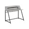 Homeroots 47" Gray and Black Wood and Metal Sled Computer Desk 489851 - alternate 6