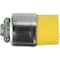 Leviton 15A 250V 3-Wire 2-Pole Armored Cord Connector 000-615CA - alternate 2