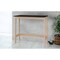 Homeroots Modern Natural And Black Narrow Table Desk 389024 - alternate 3