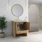 James Martin Vanities Hudson 30" Single Vanity, Light Natural Oak w/ 3 CM Siberian Silestone Top 435-V30-LNO-3SFR - alternate 7