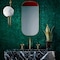 Apollo Tile Skosh 11.6 in. x 11.6 in. Glossy Dark Green Glass Mosaic Wall and Floor Tile 18.69 sqft/case, 20PK APLNB88GN436A - alternate 6