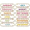 Ashley Productions Magnetic Die-Cut Timesavers/Labels, Confetti Months of the Year, PK6 19008 - alternate 1