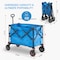Sunjoy Odell Collapsible Folding Wagon Cart with Wheels A408000900 - alternate 4