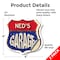Signmission Ned's Garage, 4 inch X 4 inch, Vinyl Decal, 2PK SHI-D-2PACK-4-383-NED - alternate 5