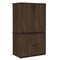 Regency Legacy Lateral File with Stackable Storage Cabinet- Neo Walnut LPLFSC3665NW - alternate 1