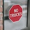 Signmission No Trucks, 4 inch X 4 inch, Vinyl Decal, 2PK OC-D-2PACK-4-267 - alternate 2