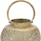 Homeroots 6" Bronze And Green Distressed Lattice Metal Tabletop Lantern Candle Holder 634855 - alternate 4