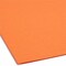 Smead Folders, 2 Fasteners, 1/3 AST Tab Cut, Letter, 50/BX, Orange PK SMD12540 - alternate 2