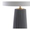 Jonathan Y Roman 28.5" Ceramic LED Table Lamp, Gray JYL5045B - alternate 4