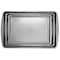 Gibson Home Love To Bake Nonstick Steel Jelly Roll 3 Piece Baking Sheet Set in Gray 137712.03 - alternate 1