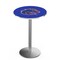 Holland Bar Stool Co 36" Stainless Steel Boise State Pub Table, 36" dia. Top L214S3636BoiseS - alternate 1