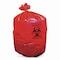 Heritage Healthcare Biohazard Printed Low-Density Can Liners, 30 gal, 3 mil, 30in x 43in, Red, 100PK A6043ZR - alternate 6
