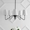 Jonathan Y Skylar 32" 5-Light Classic Minimalist Metal Inverted Gourd LED Chandelier, Black JYL7912A - alternate 6
