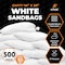 Xpose Safety Woven Poly Sand Bags for Flooding, 14 x 26, 50 lb WL, Empty, White, Pack of 500, 500PK SBW-1426-500-X-S - alternate 5