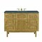 James Martin Vanities Laurent 48'' S Vanity, Light Natural Oak w/ Parisien Bleu Top w/FreePower Wireless Charger 545-V48-LNO-FPBL - alternate 1