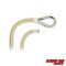 Extreme Max Extreme Max 3006.2042 BoatTector Premium Double Braid Nylon Anchor Line w Thimble-3/8" x 100' &Gold 3006.2042 - alternate 3