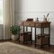 Homeroots 42" Gray And Black Writing Desk With Three Drawers 402069 - alternate 5