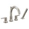 Delta 4 Hole Tub With Hand Shower Trim, Stainless T4759-SS - alternate 2