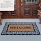 Gardenised Natural Coir and Non-Slip Rubber Doormat with Embossed Welcome Design, Warm Welcome QI004889 - alternate 4