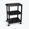 Luxor Tuffy Utility Cart - Three Shelves - Blue WT34BUS - alternate 4