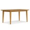 Homeroots 60" Oak Wood Dining Table 640690 - alternate 1