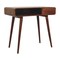 Homeroots 35" Brown Solid Wood Writing Desk 723445 - alternate 4