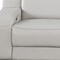 Homeroots 103" Light Gray Italian Leather Reclining USB Sofa 632872 - alternate 5